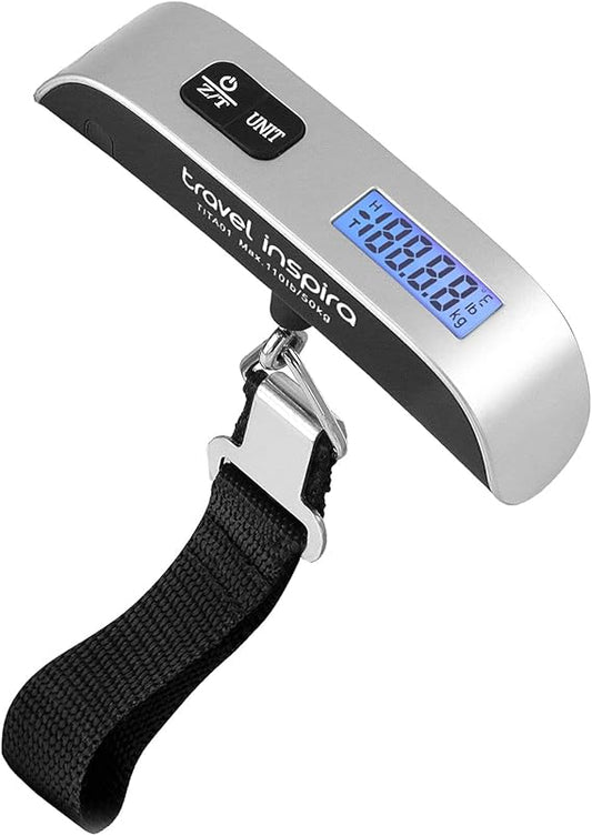 BALANCE A BAGAGES NUMERIQUE 50 KG – GRIS