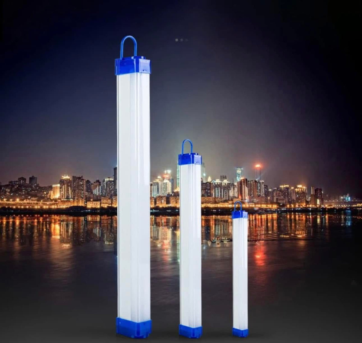 3 Lampes LED Rechargeable (17cm, 32cm et 52cm) - Votre Alliée Contre Obscurité & Coupure d'électricité