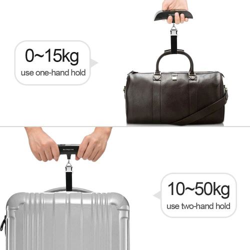 BALANCE A BAGAGES NUMERIQUE 50 KG – GRIS